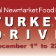 Newmarket Food Pantry Holiday Turkey Drive