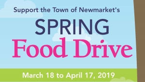 Town of Newmarket Spring Food Drive @ Town of Newmarket Municipal Offices